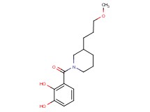 3-{[3-(3-methoxypropyl)-1-piperidinyl]carbonyl}-1,2-benzenediol