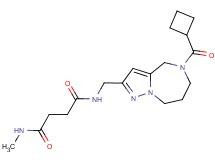 N-{[5-(cyclobutylcarbonyl)-5,6,7,8-tetrahydro-4H-pyrazolo[1,5-a][1,4]diazepin-2-yl]methyl}-N'-methylsuccinamide