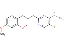 5-fluoro-2-[(7-methoxy-3,4-dihydro-2H-chromen-3-yl)methyl]-N-methylpyrimidin-4-amine