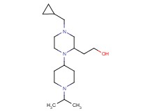 2-[4-(cyclopropylmethyl)-1-(1-isopropyl-4-piperidinyl)-2-piperazinyl]ethanol