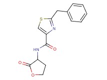 2-benzyl-N-(2-oxotetrahydro-3-furanyl)-1,3-thiazole-4-carboxamide