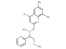 2-{[(2-methoxy-1-pyridin-2-ylethyl)(methyl)amino]methyl}-6,8-dimethylquinolin-4-ol