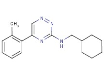 N-(cyclohexylmethyl)-5-(2-methylphenyl)-1,2,4-triazin-3-amine