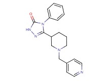 4-phenyl-5-[1-(4-pyridinylmethyl)-3-piperidinyl]-2,4-dihydro-3H-1,2,4-triazol-3-one
