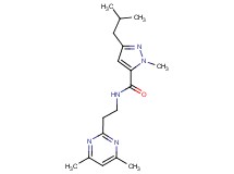 N-[2-(4,6-dimethyl-2-pyrimidinyl)ethyl]-3-isobutyl-1-methyl-1H-pyrazole-5-carboxamide