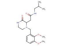 2-[1-(2,3-dimethoxybenzyl)-3-oxo-2-piperazinyl]-N-isobutylacetamide