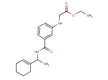 ethyl [(3-{[(1-cyclohex-1-en-1-ylethyl)amino]carbonyl}phenyl)amino]acetate