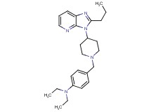 N,N-diethyl-4-{[4-(2-propyl-3H-imidazo[4,5-b]pyridin-3-yl)-1-piperidinyl]methyl}aniline