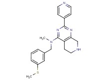 N-methyl-N-[3-(methylthio)benzyl]-2-pyridin-4-yl-5,6,7,8-tetrahydropyrido[3,4-d]pyrimidin-4-amine