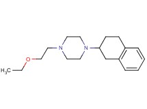 1-(2-ethoxyethyl)-4-(1,2,3,4-tetrahydro-2-naphthalenyl)piperazine trifluoroacetate