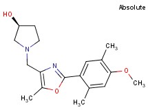 (3S)-1-{[2-(4-methoxy-2,5-dimethylphenyl)-5-methyl-1,3-oxazol-4-yl]methyl}pyrrolidin-3-ol