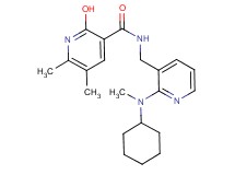 N-({2-[cyclohexyl(methyl)amino]-3-pyridinyl}methyl)-2-hydroxy-5,6-dimethylnicotinamide