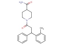 1-[3-(2-methylphenyl)-3-phenylpropanoyl]-4-piperidinecarboxamide