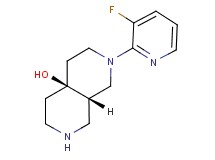 rel-(4aS,8aS)-2-(3-fluoro-2-pyridinyl)octahydro-2,7-naphthyridin-4a(2H)-ol dihydrochloride