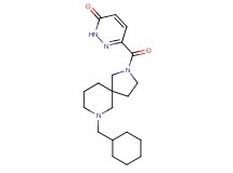 6-{[7-(cyclohexylmethyl)-2,7-diazaspiro[4.5]dec-2-yl]carbonyl}-3(2H)-pyridazinone