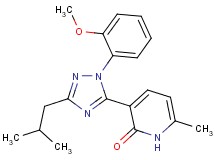 3-[3-isobutyl-1-(2-methoxyphenyl)-1H-1,2,4-triazol-5-yl]-6-methylpyridin-2(1H)-one