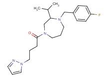 1-(4-fluorobenzyl)-2-isopropyl-4-[4-(1H-pyrazol-1-yl)butanoyl]-1,4-diazepane
