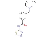 3-[(diethylamino)methyl]-N-1,3,4-thiadiazol-2-ylbenzamide