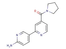 4-(pyrrolidin-1-ylcarbonyl)-2,3'-bipyridin-6'-amine