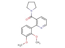 2-(2,3-dimethoxyphenyl)-3-(pyrrolidin-1-ylcarbonyl)pyridine