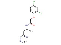 2-(2,4-dichlorophenoxy)-N-[1-methyl-2-(2-pyrazinyl)ethyl]acetamide