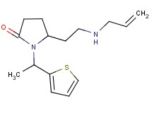 5-[2-(allylamino)ethyl]-1-[1-(2-thienyl)ethyl]-2-pyrrolidinone