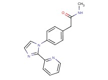 N-methyl-2-[4-(2-pyridin-2-yl-1H-imidazol-1-yl)phenyl]acetamide