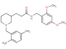 N-(2,4-dimethoxybenzyl)-3-[1-(2,5-dimethylbenzyl)-3-piperidinyl]propanamide