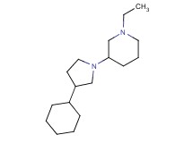 3-(3-cyclohexyl-1-pyrrolidinyl)-1-ethylpiperidine