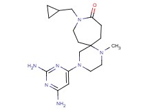 9-(cyclopropylmethyl)-4-(2,6-diaminopyrimidin-4-yl)-1-methyl-1,4,9-triazaspiro[5.6]dodecan-10-one