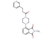 2-methyl-4-{4-[3-(3-pyridinyl)propanoyl]-1-piperazinyl}-1H-isoindole-1,3(2H)-dione