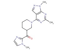 [1-(1,6-dimethyl-1H-pyrazolo[3,4-d]pyrimidin-4-yl)piperidin-3-yl](1-methyl-1H-imidazol-2-yl)methanone