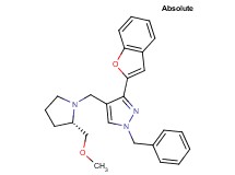3-(1-benzofuran-2-yl)-1-benzyl-4-{[(2S)-2-(methoxymethyl)-1-pyrrolidinyl]methyl}-1H-pyrazole