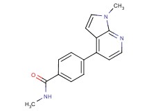N-methyl-4-(1-methyl-1H-pyrrolo[2,3-b]pyridin-4-yl)benzamide