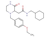 N-(cyclohexylmethyl)-2-[1-(4-ethoxybenzyl)-3-oxo-2-piperazinyl]acetamide