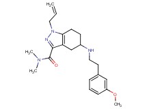1-allyl-5-{[2-(3-methoxyphenyl)ethyl]amino}-N,N-dimethyl-4,5,6,7-tetrahydro-1H-indazole-3-carboxamide