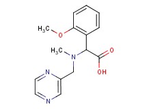 (2-methoxyphenyl)[methyl(pyrazin-2-ylmethyl)amino]acetic acid