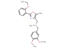 (3,4-dimethoxybenzyl){[2-(2-ethoxyphenyl)-5-methyl-1,3-oxazol-4-yl]methyl}methylamine