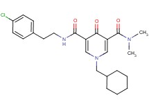 N'-[2-(4-chlorophenyl)ethyl]-1-(cyclohexylmethyl)-N,N-dimethyl-4-oxo-1,4-dihydro-3,5-pyridinedicarboxamide