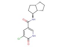 5-chloro-N-[(1S*,3aS*,6aS*)-octahydropentalen-1-yl]-6-oxo-1,6-dihydropyridine-3-carboxamide