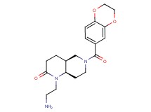 rel-(4aS,8aR)-1-(2-aminoethyl)-6-(2,3-dihydro-1,4-benzodioxin-6-ylcarbonyl)octahydro-1,6-naphthyridin-2(1H)-one hydrochloride