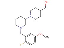 [1'-(2-fluoro-5-methoxybenzyl)-1,3'-bipiperidin-4-yl]methanol