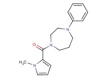 1-[(1-methyl-1H-pyrrol-2-yl)carbonyl]-4-phenyl-1,4-diazepane