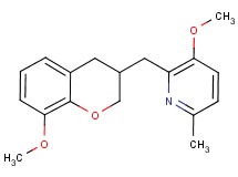 3-methoxy-2-[(8-methoxy-3,4-dihydro-2H-chromen-3-yl)methyl]-6-methylpyridine