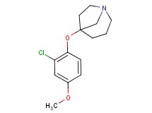5-(2-chloro-4-methoxyphenoxy)-1-azabicyclo[3.2.1]octane