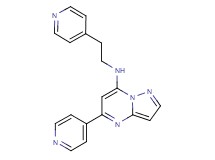 5-(4-pyridinyl)-N-[2-(4-pyridinyl)ethyl]pyrazolo[1,5-a]pyrimidin-7-amine