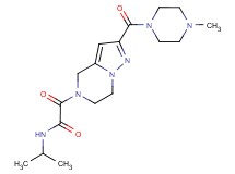 N-isopropyl-2-[2-[(4-methylpiperazin-1-yl)carbonyl]-6,7-dihydropyrazolo[1,5-a]pyrazin-5(4H)-yl]-2-oxoacetamide
