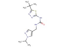 N-(5-tert-butyl-1,3,4-thiadiazol-2-yl)-N'-[(1-isopropyl-1H-pyrazol-4-yl)methyl]urea