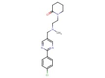 1-{2-[{[2-(4-chlorophenyl)pyrimidin-5-yl]methyl}(methyl)amino]ethyl}piperidin-2-one