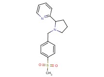 2-{1-[4-(methylsulfonyl)benzyl]pyrrolidin-2-yl}pyridine